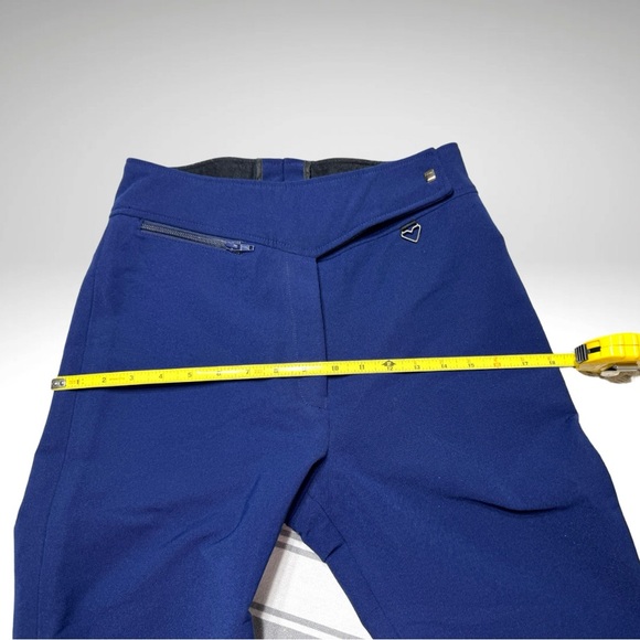 OBERMEYER SPORT STIRRUP WOOL BLEND COBALT BLUE SKI SNOW PANTS - Size 8R - Picture 5 of 14